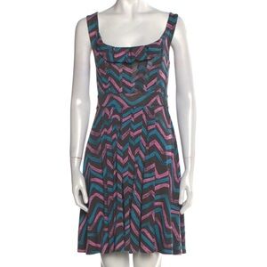 MARC by MARC JACOBS Silk Blended Graphic Dress SZ XS